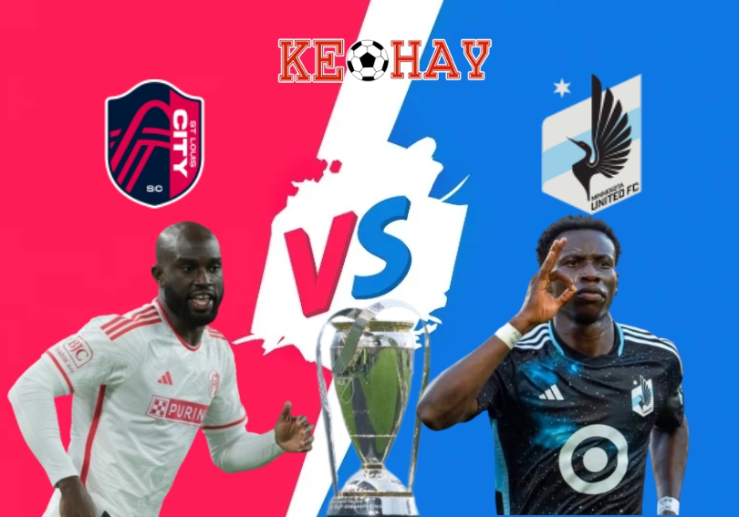 St. Louis City SC vs Minnesota Utd – Soi kèo hôm nay 06h30 27/07/2025 – Nhà Nghề Mỹ