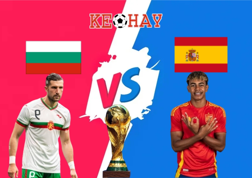 Bulgaria vs Tây Ban Nha – Soi kèo hôm nay 01h45 05/09/2025 – Vòng loại World Cup 2026