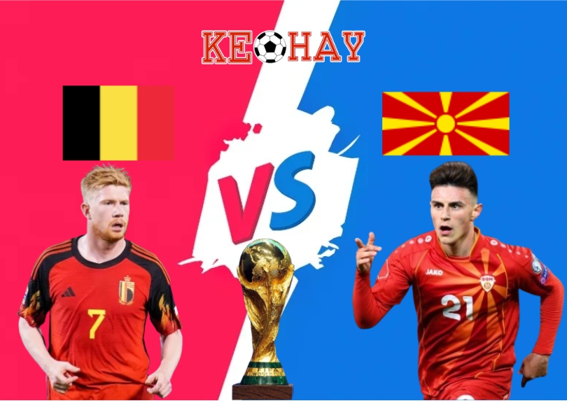 Bỉ vs North Macedonia – Soi kèo hôm nay 01h45 11/10/2025 – Vòng loại World Cup 2026