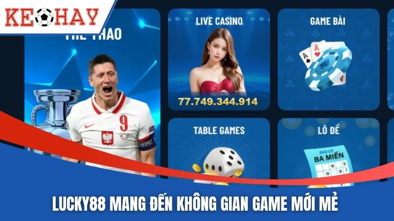 Lucky88 mang đến không gian game mới mẻ