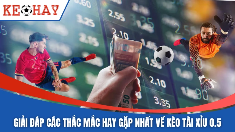 Giải đáp các thắc mắc hay gặp nhất về kèo tài xỉu 0.5